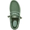 imageHEYDUDE Mens Wally Stretch Canvas Loafers  Comfortable Lightweight SlipOn Shoes for Men  Casual Walking Travel ampamp Everyday ComfortDuck GreenIceberg Green