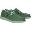 imageHEYDUDE Mens Wally Stretch Canvas Loafers  Comfortable Lightweight SlipOn Shoes for Men  Casual Walking Travel ampamp Everyday ComfortDuck GreenIceberg Green