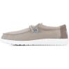 imageHEYDUDE Mens Wally Stretch Canvas Loafers  Comfortable Lightweight SlipOn Shoes for Men  Casual Walking Travel ampamp Everyday ComfortHerringbone Tan