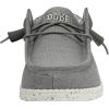 imageHEYDUDE Mens Wally Stretch Canvas Loafers  Comfortable Lightweight SlipOn Shoes for Men  Casual Walking Travel ampamp Everyday ComfortIron