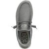 imageHEYDUDE Mens Wally Stretch Canvas Loafers  Comfortable Lightweight SlipOn Shoes for Men  Casual Walking Travel ampamp Everyday ComfortIron