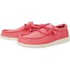 imageHEYDUDE Mens Wally Stretch Canvas Loafers  Comfortable Lightweight SlipOn Shoes for Men  Casual Walking Travel ampamp Everyday ComfortKaranda Red