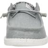 imageHEYDUDE Mens Wally Stretch Canvas Loafers  Comfortable Lightweight SlipOn Shoes for Men  Casual Walking Travel ampamp Everyday ComfortLight Grey