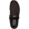 imageHEYDUDE Mens Wally Stretch Canvas Loafers  Comfortable Lightweight SlipOn Shoes for Men  Casual Walking Travel ampamp Everyday ComfortMono Black