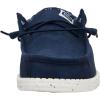 imageHEYDUDE Mens Wally Stretch Canvas Loafers  Comfortable Lightweight SlipOn Shoes for Men  Casual Walking Travel ampamp Everyday ComfortNavy
