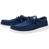 imageHEYDUDE Mens Wally Stretch Canvas Loafers  Comfortable Lightweight SlipOn Shoes for Men  Casual Walking Travel ampamp Everyday ComfortNavy