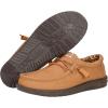 imageHEYDUDE Mens Wally Stretch Canvas Loafers  Comfortable Lightweight SlipOn Shoes for Men  Casual Walking Travel ampamp Everyday ComfortNut