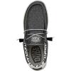 imageHEYDUDE Mens Wally Stretch Canvas Loafers  Comfortable Lightweight SlipOn Shoes for Men  Casual Walking Travel ampamp Everyday ComfortOpal Black