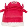 imageHEYDUDE Mens Wally Stretch Canvas Loafers  Comfortable Lightweight SlipOn Shoes for Men  Casual Walking Travel ampamp Everyday ComfortSavvy Red