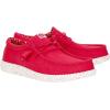 imageHEYDUDE Mens Wally Stretch Canvas Loafers  Comfortable Lightweight SlipOn Shoes for Men  Casual Walking Travel ampamp Everyday ComfortSavvy Red
