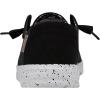 imageHEYDUDE Wendy Stretch Canvas Womens Shoes Womens Slipon Loafers Comfortable ampamp LightWeightBlack Odyssey
