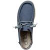 imageHEYDUDE Wendy Stretch Canvas Womens Shoes Womens Slipon Loafers Comfortable ampamp LightWeightCitadel Blue