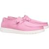 imageHEYDUDE Wendy Stretch Canvas Womens Shoes Womens Slipon Loafers Comfortable ampamp LightWeightFoxglove Pink