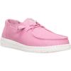 imageHEYDUDE Wendy Stretch Canvas Womens Shoes Womens Slipon Loafers Comfortable ampamp LightWeightFoxglove Pink
