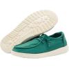imageHEYDUDE Wendy Stretch Canvas Womens Shoes Womens Slipon Loafers Comfortable ampamp LightWeightGreen Galapagos