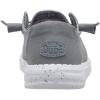 imageHEYDUDE Wendy Stretch Canvas Womens Shoes Womens Slipon Loafers Comfortable ampamp LightWeightMonument Grey