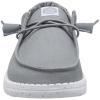 imageHEYDUDE Wendy Stretch Canvas Womens Shoes Womens Slipon Loafers Comfortable ampamp LightWeightMonument Grey