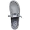 imageHEYDUDE Wendy Stretch Canvas Womens Shoes Womens Slipon Loafers Comfortable ampamp LightWeightMonument Grey