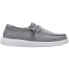 imageHEYDUDE Wendy Stretch Canvas Womens Shoes Womens Slipon Loafers Comfortable ampamp LightWeightMonument Grey