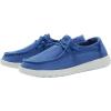 imageHEYDUDE Wendy Stretch Canvas Womens Shoes Womens Slipon Loafers Comfortable ampamp LightWeightNautical Blue