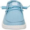 imageHEYDUDE Wendy Stretch Canvas Womens Shoes Womens Slipon Loafers Comfortable ampamp LightWeightTourmaline Blue