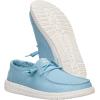 imageHEYDUDE Wendy Stretch Canvas Womens Shoes Womens Slipon Loafers Comfortable ampamp LightWeightTourmaline Blue
