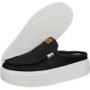 imageHEYDUDE Womens Austin Lift Platform Mule  Casual SlipOn Shoes  Lightweight Comfortable Stylish Everyday FootwearBlack Leather