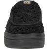 imageHEYDUDE Womens Austin Lift Platform Mule  Casual SlipOn Shoes  Lightweight Comfortable Stylish Everyday FootwearBlack Sherpa