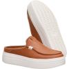 imageHEYDUDE Womens Austin Lift Platform Mule  Casual SlipOn Shoes  Lightweight Comfortable Stylish Everyday FootwearLeather Cognac