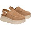 imageHEYDUDE Womens Delray Suede Platform Clog  Boho Style Elevated Casual SlipOn Shoes with Adjustable Strap  Lightweight Comfortable Suede Clogs for Women  Stylish Everyday FootwearTan