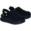imageHEYDUDE Womens Delray Suede Platform Clog  Boho Style Elevated Casual SlipOn Shoes with Adjustable Strap  Lightweight Comfortable Suede Clogs for Women  Stylish Everyday FootwearBlackEgret
