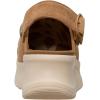 imageHEYDUDE Womens Delray Suede Platform Clog  Boho Style Elevated Casual SlipOn Shoes with Adjustable Strap  Lightweight Comfortable Suede Clogs for Women  Stylish Everyday FootwearTan