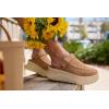 imageHEYDUDE Womens Delray Suede Platform Clog  Boho Style Elevated Casual SlipOn Shoes with Adjustable Strap  Lightweight Comfortable Suede Clogs for Women  Stylish Everyday FootwearTan