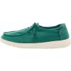 imageHEYDUDE Wendy Stretch Canvas Womens Shoes Womens Slipon Loafers Comfortable ampamp LightWeightGreen Galapagos