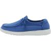 imageHEYDUDE Wendy Stretch Canvas Womens Shoes Womens Slipon Loafers Comfortable ampamp LightWeightNautical Blue