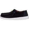 imageHEYDUDE Womens Wendy Black Cat  Halloween Shoes for Women Cozy Sherpa SlipOn Loafers with Cute Cat Ears ampamp Face  Lightweight Comfortable Casual Fall Footwear for Women ampamp GirlsBlack