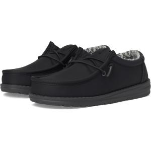 imageHEYDUDE Kid Wally Classic Little KidBig Kid BlackCharcoal 11 Medium