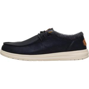 imageHEYDUDE Mens Paul  Mens Shoes  Mens Lace Up Loafers  Comfortable ampamp LightWeightBlack