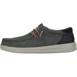 imageHEYDUDE Mens Paul  Mens Shoes  Mens Lace Up Loafers  Comfortable ampamp LightWeightBlack Oyster