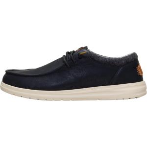 imageHEYDUDE Mens Paul  Mens Shoes  Mens Lace Up Loafers  Comfortable ampamp LightWeightClassic Black