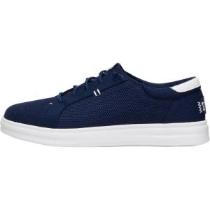 imageHEYDUDE Mens Paul Pro  Lightweight SlipOn Shoes for Men  Casual Sneakers  Comfortable ampamp Breathable Everyday FootwearMesh Navy BlazerMulti