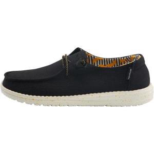 imageHEYDUDE Wendy Stretch Canvas Womens Shoes Womens Slipon Loafers Comfortable ampamp LightWeightBlack Bananas