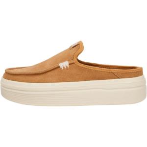 imageHEYDUDE Womens Austin Lift Platform Mule  Casual SlipOn Shoes  Lightweight Comfortable Stylish Everyday FootwearTan