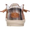 imageHEYDUDE Mens Wally Cozy Plaid Downtown  Sherpa Lined SlipOn Loafers for Men Lightweight ampamp ComfortableDowntown BrownMulti