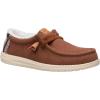 imageHEYDUDE Mens Wally Cozy Plaid Downtown  Sherpa Lined SlipOn Loafers for Men Lightweight ampamp ComfortableDowntown BrownMulti
