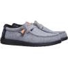 imageHEYDUDE Mens Wally Cozy Plaid Downtown  Sherpa Lined SlipOn Loafers for Men Lightweight ampamp ComfortableSmoke GreyMulti