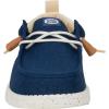 imageHEYDUDE Mens Wally Craft Linen SlipOn Loafers  Lightweight Comfortable Shoes  Travel Ready Casual Walking SneakersSargasso BlueWhite