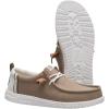 imageHEYDUDE Mens Wally Craft Linen SlipOn Loafers  Lightweight Comfortable Shoes  Travel Ready Casual Walking SneakersTimberSilver Birch