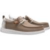 imageHEYDUDE Mens Wally Craft Linen SlipOn Loafers  Lightweight Comfortable Shoes  Travel Ready Casual Walking SneakersTimberSilver Birch