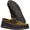 imageHEYDUDE Mens Wally Guard SlipOn Loafers  Water Repellent Casual Shoes for Men  EasyOn Travel Ready FootwearDark OliveMulti
